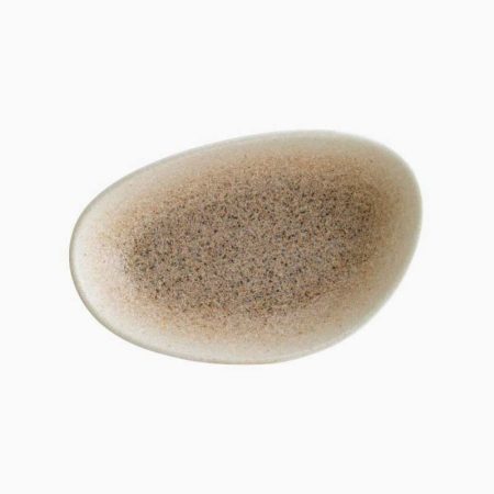 Bonna Luca Salmon Matt Vago Oval Plate 15 x 8.5 Cm
