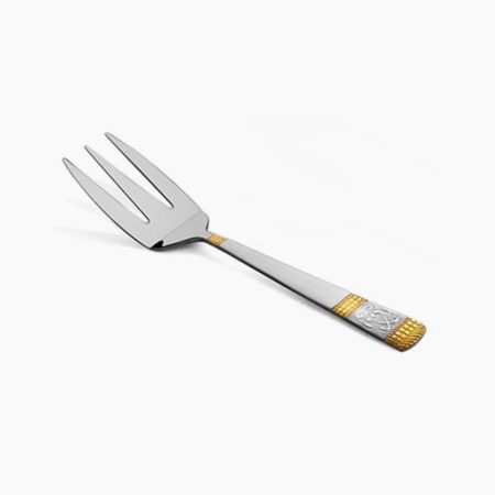 Fns Jessica Serving Fork 16 - 1, 24 carat Gold, 2.5mm S1