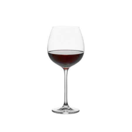 EDelita Seine Style Burgundy 660ml Stemglass