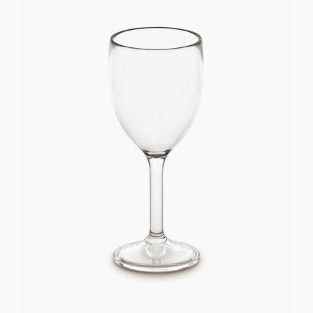 JB Products Clear Polycarbonate Wine Glass 300Ml
