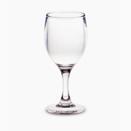 JB Products Clear Polycarbonate Wine Glass 140Ml