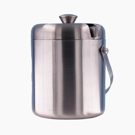 King Metal S/Steel  Ice Bucket 1.9 Ltr D-Wall w/Tong