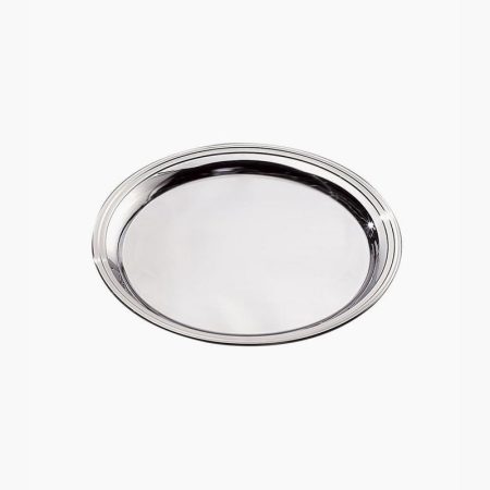 King Metal S/Steel  Service Tray Round