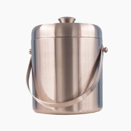 King Metal Ice Bucket Double Wall W/Dome Cover W/Tong 1.7L IBD-35DT