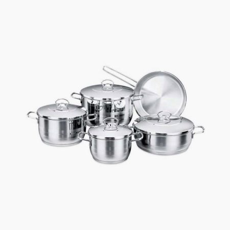 Korkmaz 9Pc S/Steel  Astra Cookware Set