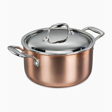 Korkmaz Divani Casserole 24 Cm -5.5 Ltr( Copper Base)