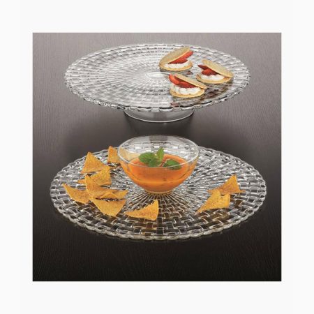 Nachtmann Bossa Nova Cake Plate & Chip / Dip 32Cm