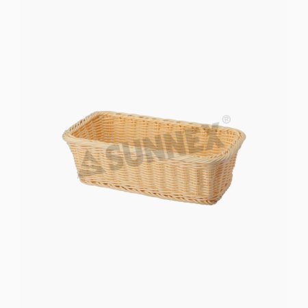 Sunnex Polypropylene Rattan Basket Beige 10Cm (C04 Range)