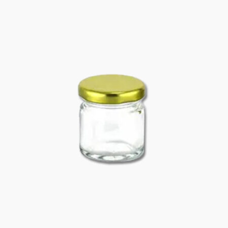 Shokki Glass bottle with Golden lid