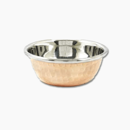 FNS Veg Copper Hammered Bowl 200Ml