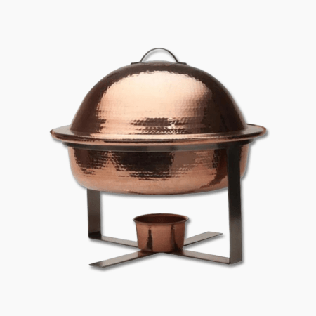FNS Round Chafer Hammered Copper