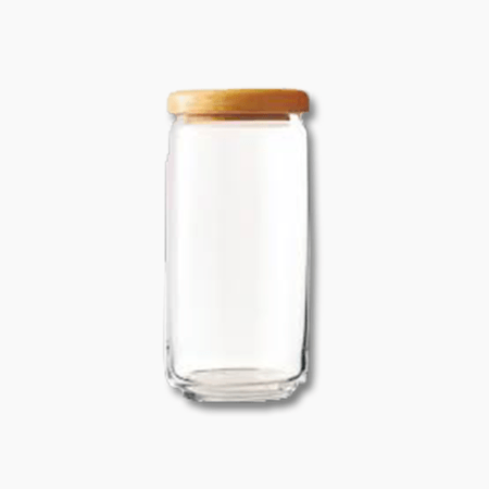 Ocean Pop Jar with Wooden Lid 500Ml