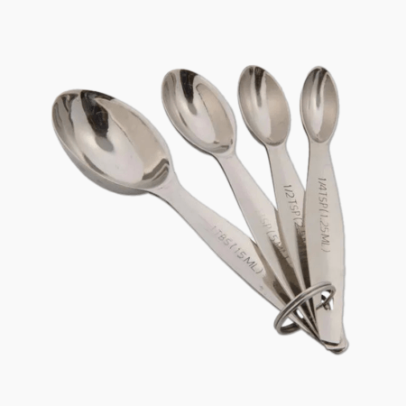 King Metal 4Pc S/Steel  Measuring Spoon