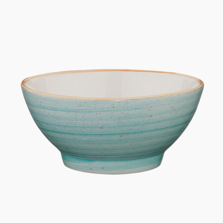 Bonna Aura Aqua Rita Footed Bowl