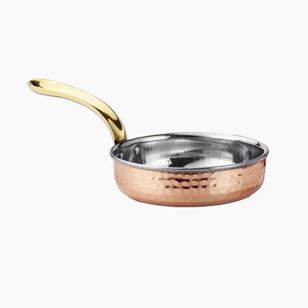 FNS Copper Hammered Heavy Fry Pan