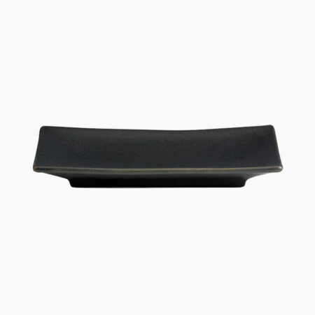 Cameo Onyx Black Rectangular Platter