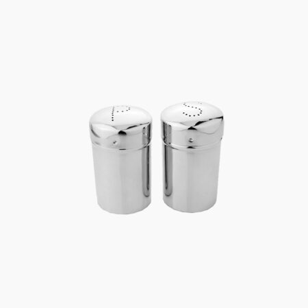 S/Steel Dome Shape Salt & Pepper Shakers