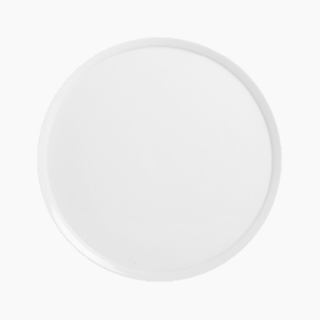 Cameo Round Narrow Rim Flat Plate