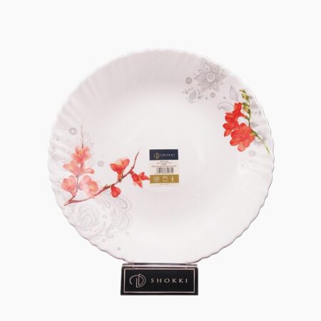 Shokki Shell Flora Dinner Plate 25Cm