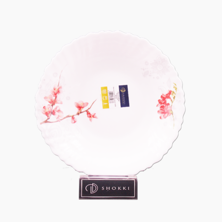 Shokki Shell Flora Soup Plate 21Cm