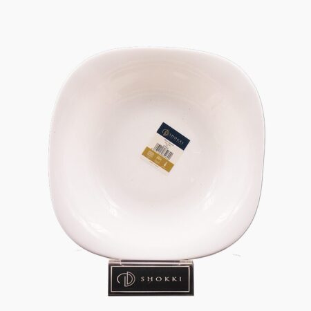 Shokki Square Plain Soup Plate 9.5 Inch