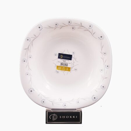 Shokki Rosemary Square Soup Plate 9.5 Inch