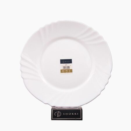 Shokki Zuna Plain Dinner Plate 25Cm Z2017