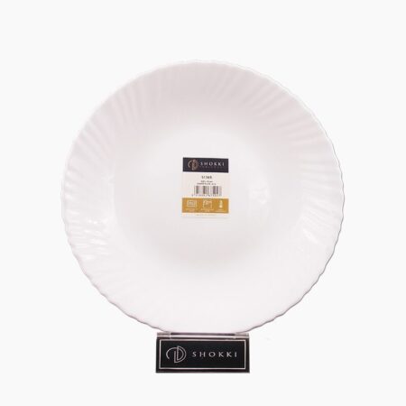 Shokki Shell Plain Dinner Plate 26.5Cm, 10.5 Inch S1365