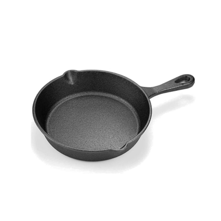 Cast Iron Skillet Frypan - Matt Black