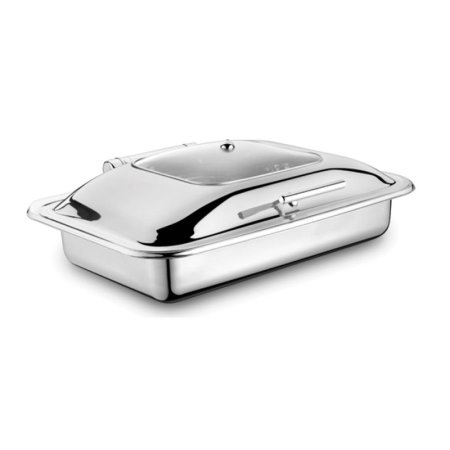 FnS Rectangular Glass Lid Induction Top 9 Ltr
