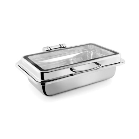 Fns Rectangular Full Glass Lid Induction Top 9 Ltr