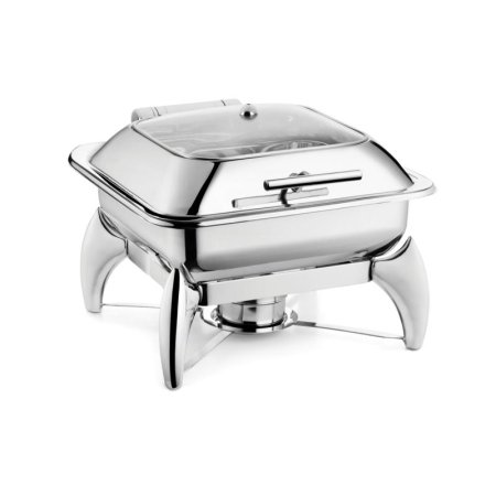 Fns Square Glass Lid With Chic Stand 6 Ltr