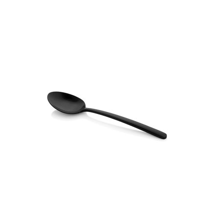 FnS Barca Dessert Spoon, Black Matt