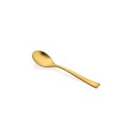 FnS Slimline Tea Spoon, Gold Matt