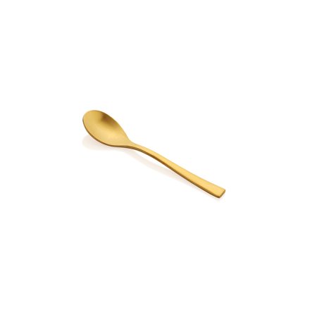 FnS Slimline Coffee Spoon, Gold Matt
