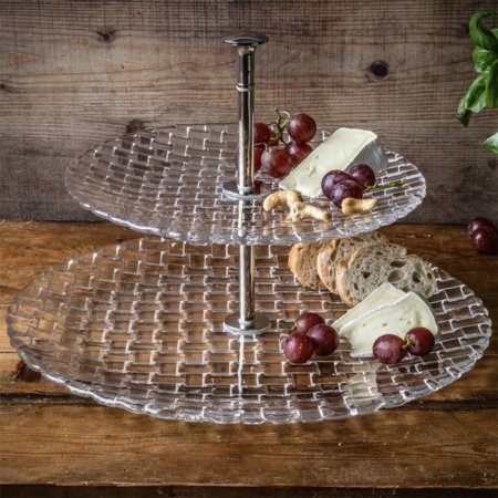 Nachtmann Bossa Nova 2-Tier Tray Large