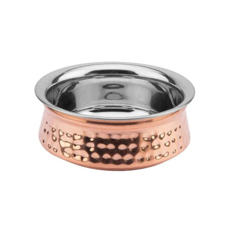 FNS Hyderabadi Copper Hammered Handi 500Ml