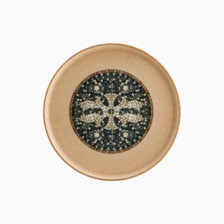 Bonna Mesopotamia Mosaic Wood Hygge Flat Plate