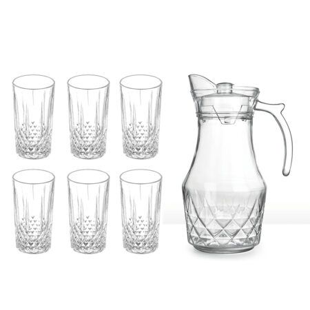Deli Glass 7Pc Water Set - YZH41C/L7