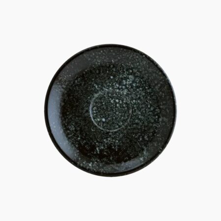 Bonna Cosmos Black Gourmet Coffee Saucer