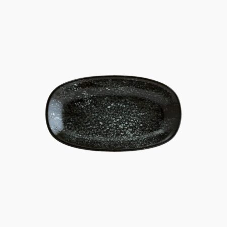 Bonna Cosmos Black Gourmet Oval Plate