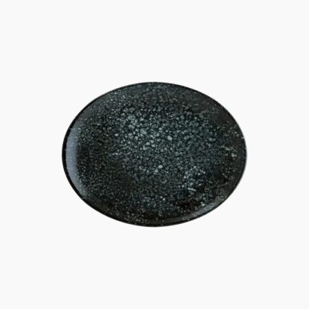 Bonna Cosmos Black Moove Oval Plate