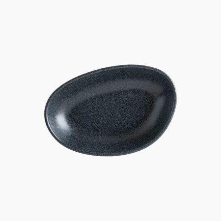 Bonna Graphite Vago Oval Plate