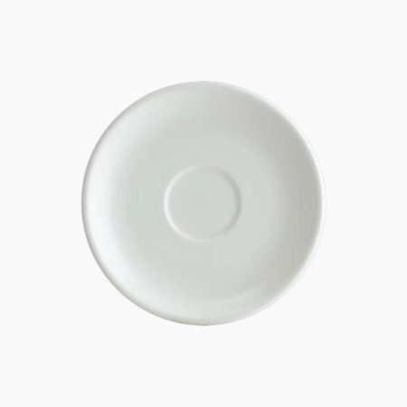 Bonna Iris White Gourmet Coffee Saucer